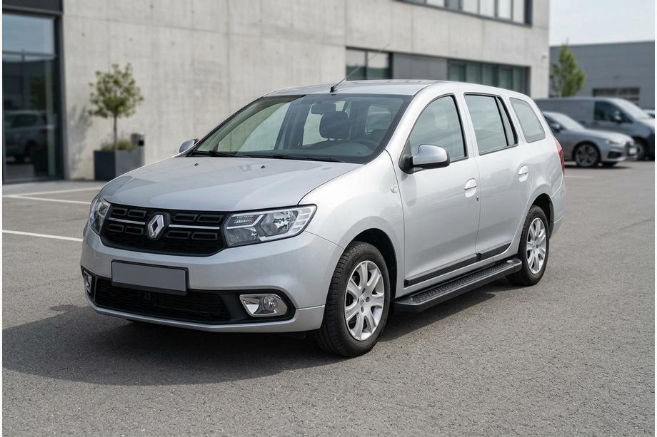 Dacia Logan MCV 2013-2020 Trittbretter Allmond Black (2 Stk., Aluminium) Image