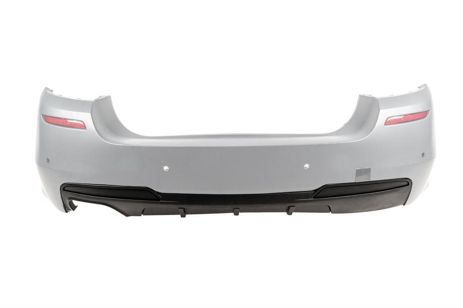BMW 5 Series F10/F11 2010–2016 Heckstoßstangen-Diffusor für einseitige Doppelendrohre (für M-Performance) Foto 1