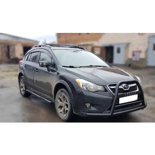 Frontbügel F1-71 Schwarz (Edelstahl) Subaru XV 2011-2017 Foto 3
