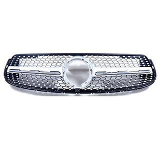 Frontgrill Diamond Silber (für GLC 43 AMG/GLC 63 AMG/AMG-Line 2019-2022) Mercedes GLC coupe C253 2016-2023 Foto 2