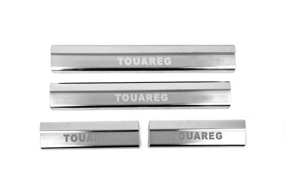 Volkswagen Touareg 2010-2018 B-Ware Einstiegsleisten Carmos V2 (4 Stk, Edelstahl) Image