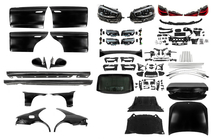 Mercedes S-class W221 2005-2013 W223 Facelift-Umbaukit mit Türgriffen und Zierleisten (ohne Stoßfänger) Foto 1