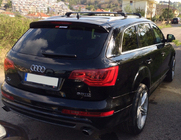 Audi Q7 2005-2015 Dachträger (Querträger) für integrierte Reling abschließbar WingCarrier V2 (2 Stk) Schwarz Foto 20