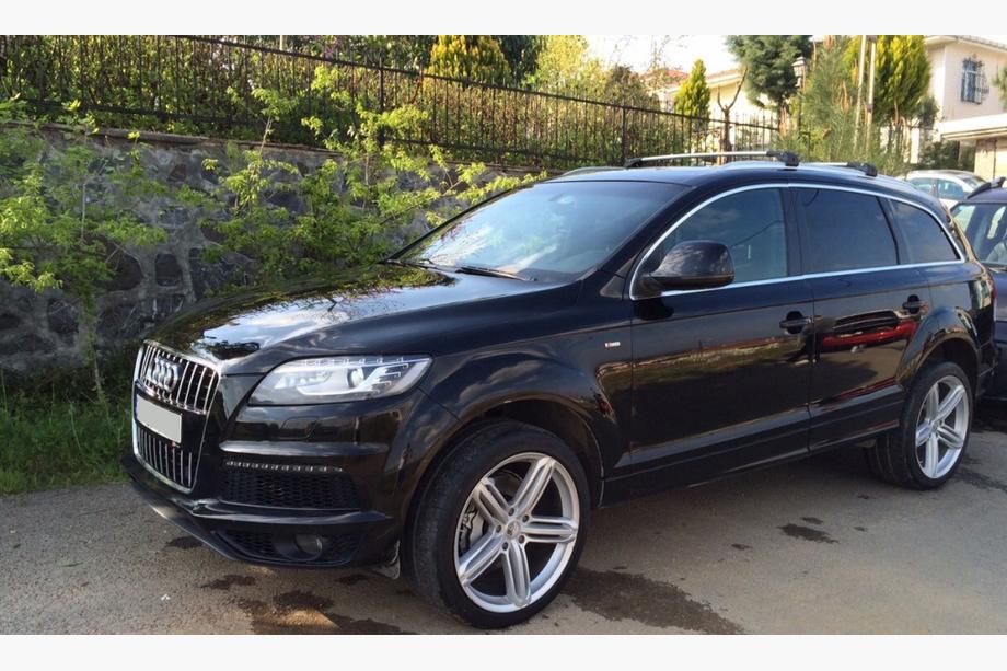 Audi Q7 2005-2015 Dachträger (Querträger) für integrierte Reling abschließbar WingCarrier V2 (2 Stk) Grau Foto 21