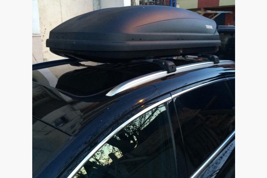 Audi Q7 2005-2015 Dachträger (Querträger) für integrierte Reling abschließbar WingCarrier V2 (2 Stk) Grau Foto 18