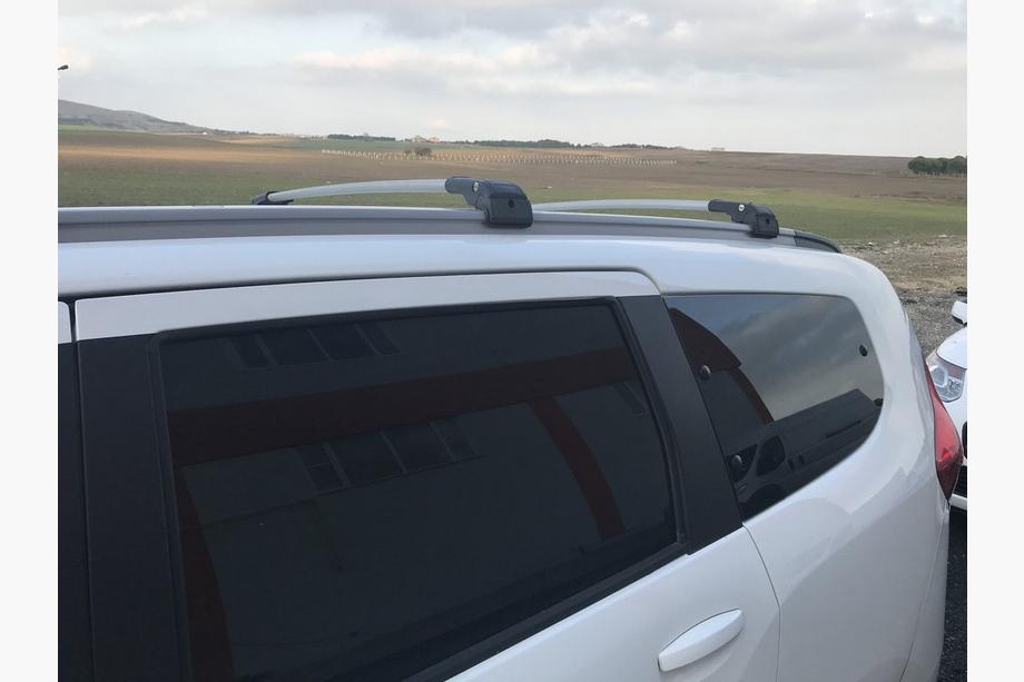 Renault Lodgy 2013-2022 Dachträger (Querträger) für integrierte Reling abschließbar WingCarrier V2 (2 Stk) Grau Foto 20