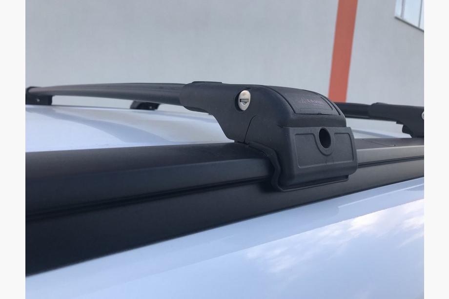 Renault Lodgy 2013-2022 Dachträger (Querträger) für integrierte Reling abschließbar WingCarrier V2 (2 Stk) Grau Foto 22