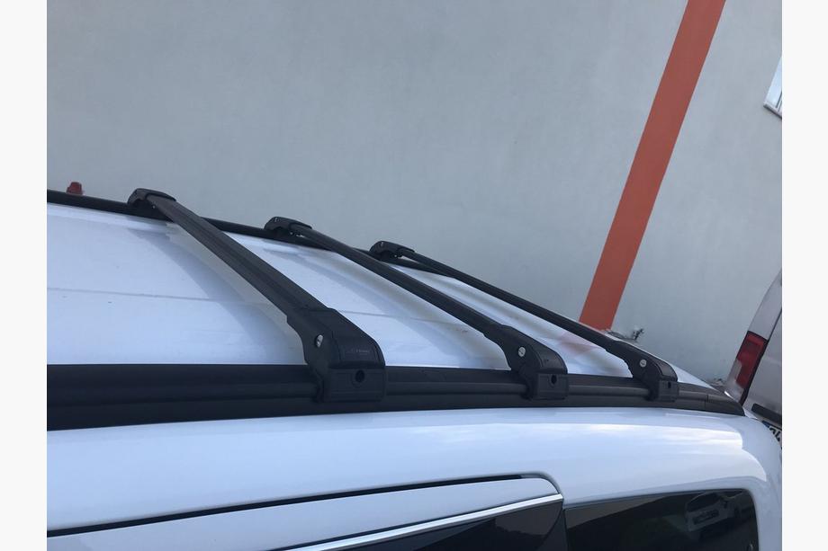 Renault Lodgy 2013-2022 Dachträger (Querträger) für integrierte Reling abschließbar WingCarrier V2 (2 Stk) Grau Foto 24