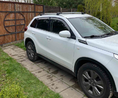 Suzuki Vitara 2015- Dachträger (Querträger) für integrierte Reling abschließbar WingCarrier V2 (2 Stk) Schwarz Foto 2