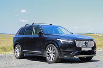 Volvo XC90 2015- Dachträger (Querträger) für integrierte Reling abschließbar WingCarrier V2 (2 Stk) Schwarz Foto 1