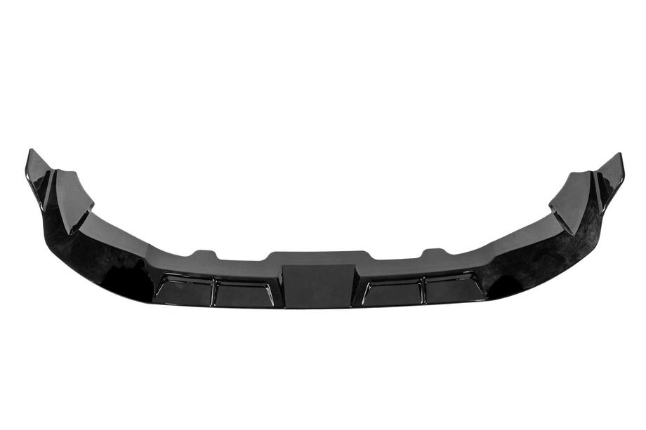 BMW X3 G01 2018- Front Lip Spoiler (für F97 2022-2024, Schwarz Glanz) Foto 2