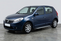 Dacia Sandero 2007-2013 Seitenschweller Line (2 Stk., Aluminium) Foto 1