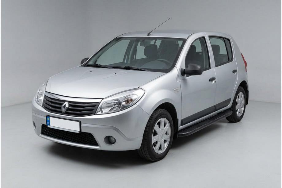 Dacia Sandero 2007-2013 Seitenschweller Bosphorus Black (2 Stk., Aluminium) Image