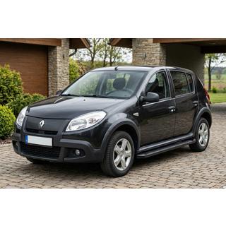 Trittbretter Allmond Black (2 Stk., Aluminium) Renault Sandero 2007-2013 Foto 1