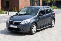 Renault Sandero 2007-2013 Trittbretter Maydos V1 (2 Stk., Aluminium & Edelstahl) Foto 1