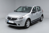 Renault Sandero 2007-2013 Seitenschweller Bosphorus Black (2 Stk., Aluminium) Foto 1