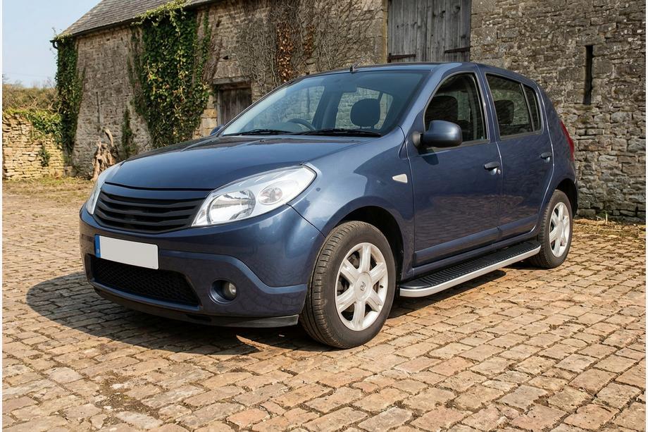 Renault Sandero 2007-2013 Seitenschweller Tayga Grey (2 Stk., Aluminium) Image