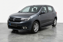 Renault Sandero 2013-2022 Trittbretter Allmond Black (2 Stk., Aluminium) Foto 1
