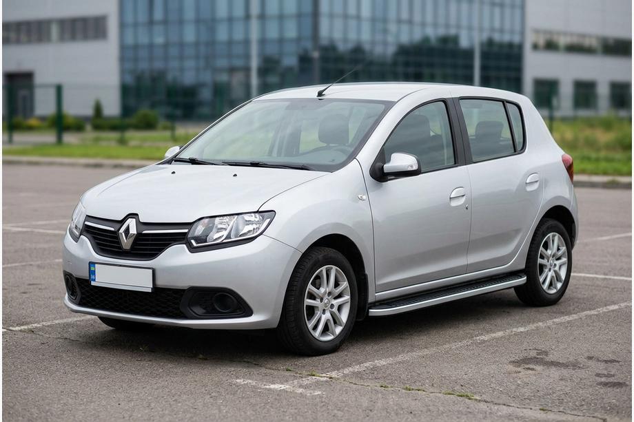 Renault Sandero 2013-2022 Seitenschweller Tayga Grey (2 Stk., Aluminium) Image