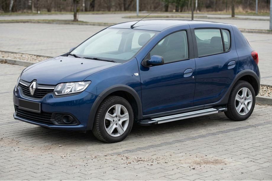 Renault Sandero 2013-2022 Trittbretter Rainbow (2 Stk., Aluminium) Image