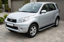 Daihatsu Terios 2006-2017 Seitenschweller Tayga Grey (2 Stk., Aluminium) Foto 1