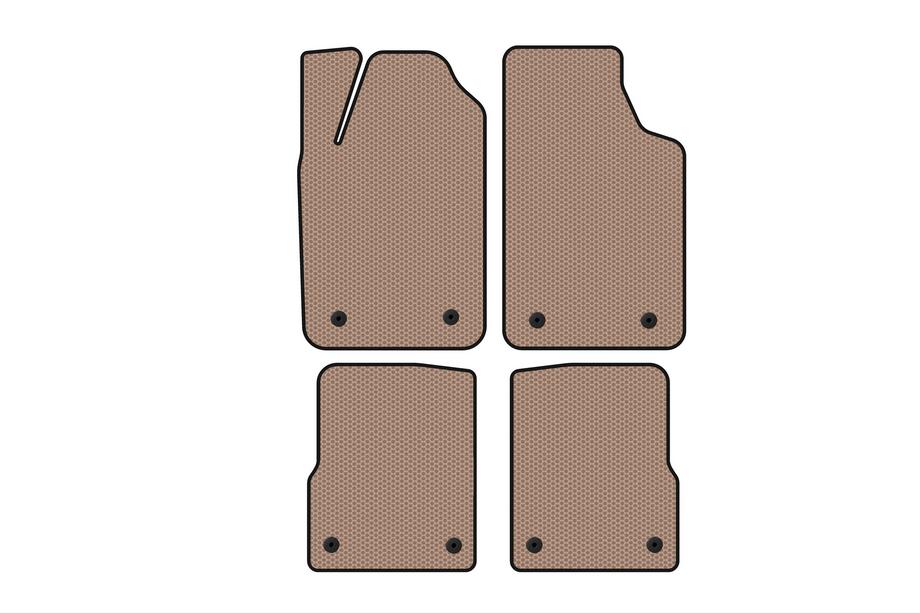 Audi A2 1999-2005 Gummimatten Carsuit (HB, beige) Image