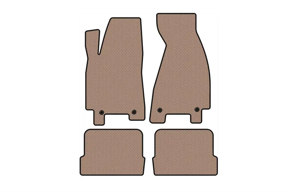 Audi 80/90 1987-1996 Gummimatten Carsuit (1991-1996, Coupe, Beige) Image