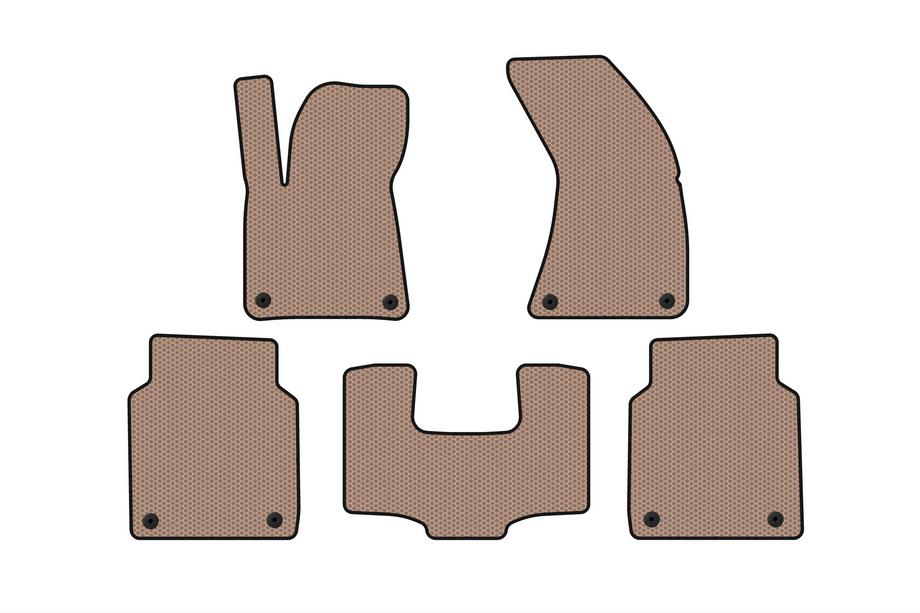 Audi A8 2010-2018 Gummimatten Carsuit (Long, Beige) Image