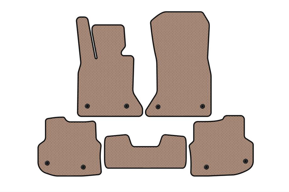 BMW 5 Series F10/F11 2010–2016 Gummimatten Carsuit 2010-2013 (Beige) Foto 1