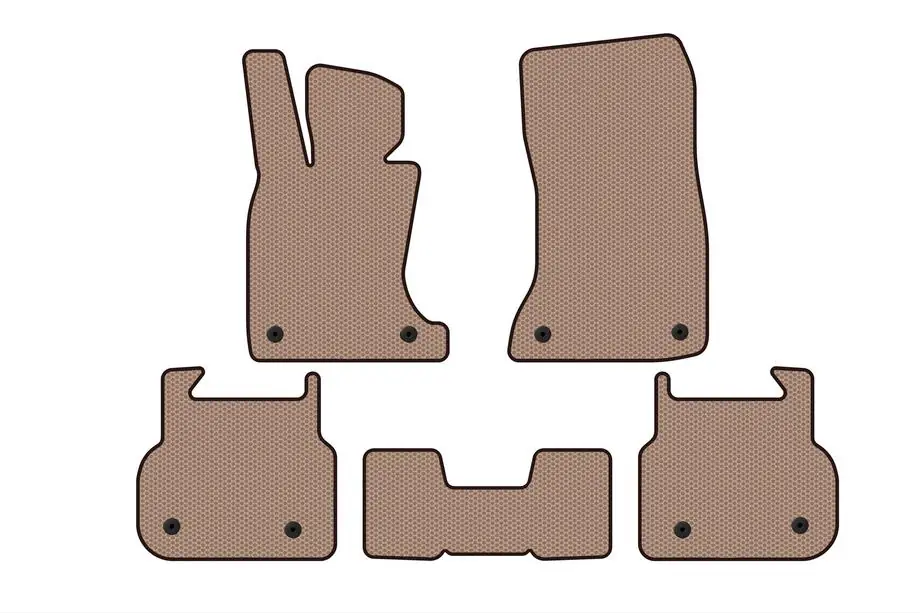 BMW 7 Series F01/F02 2008-2015 Gummimatten Carsuit (für F01, beige) Image