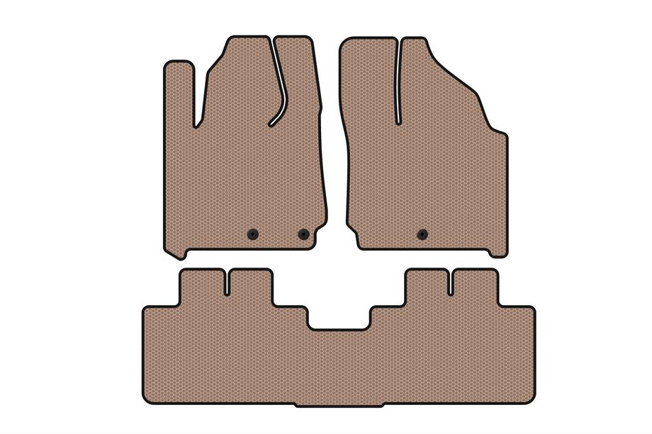 Cadillac SRX 2010-2016 Gummimatten Carsuit (beige) Image