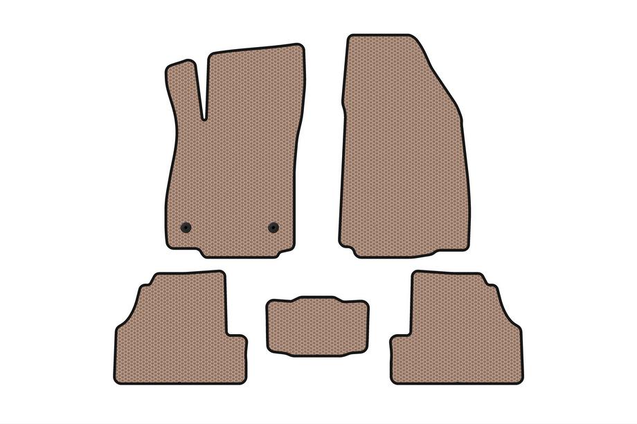 Chevrolet Trax 2012-2023 Gummimatten Carsuit (2012-2019, beige) Image