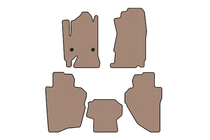 Chevrolet Silverado 2013-2019 Gummimatten Carsuit (Beige) Foto 1