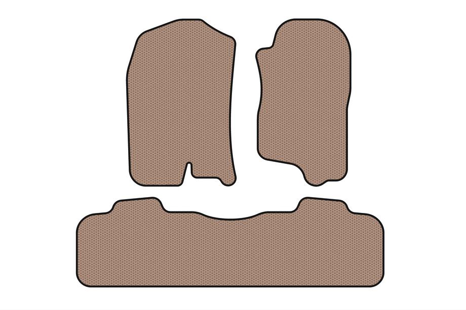 Chevrolet Tahoe 2007-2014 Gummimatten Carsuit (2 Reihen, 2007-2014, Beige) Foto 1