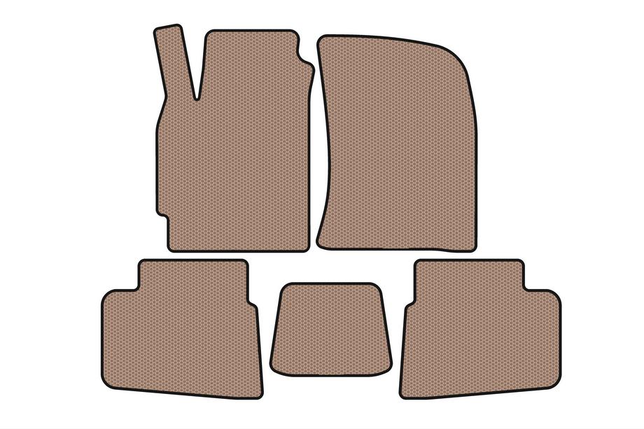 Chevrolet Evanda 2000-2006 Gummimatten Carsuit (Beige) Image