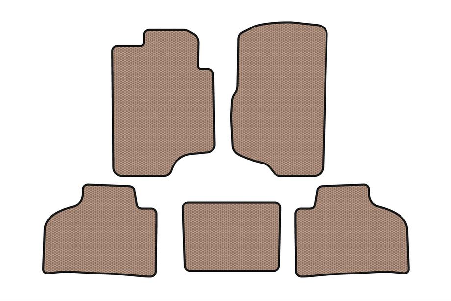 Chevrolet Silverado 2007-2013 Gummimatten Carsuit (Beige) Image
