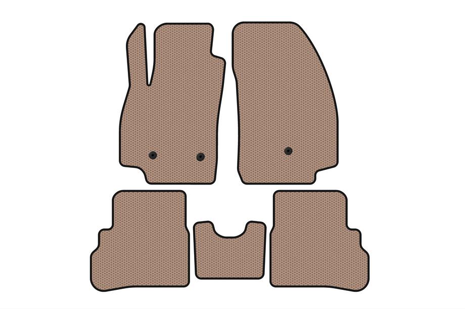 Chevrolet Spark 2015-2023 Gummimatten Carsuit (2018-2023, beige) Image