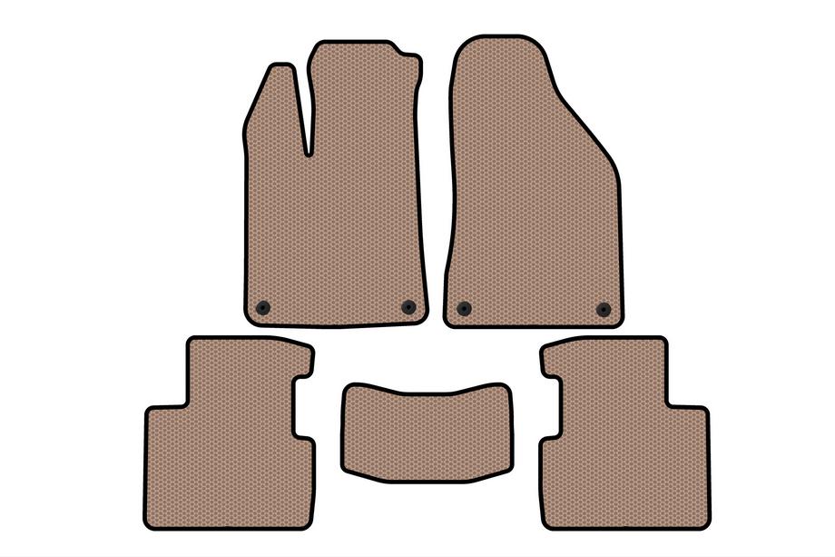 Chrysler 200 II 2014-2017 Gummimatten Carsuit (SD, beige) Image