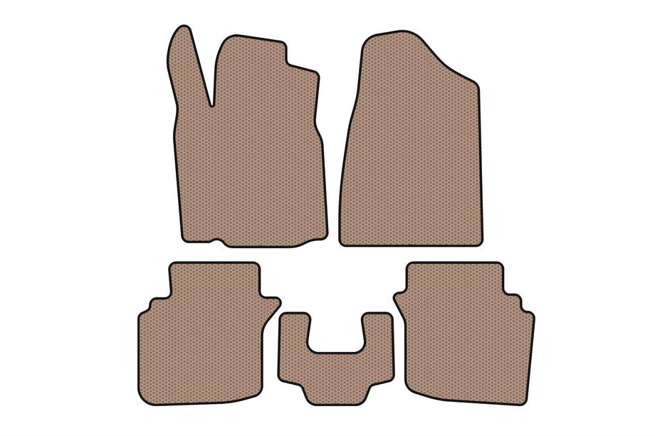 Chrysler Sebring II 2001-2006 Gummimatten Carsuit (2004-2006, beige) Image