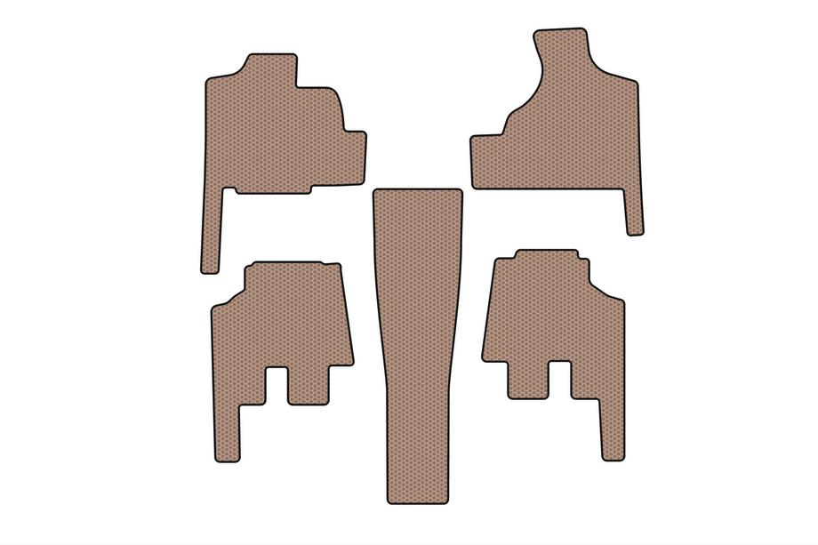Chrysler Voyager 2001-2007 Gummimatten Carsuit (für Grand Voyager, Automatik, beige) Image