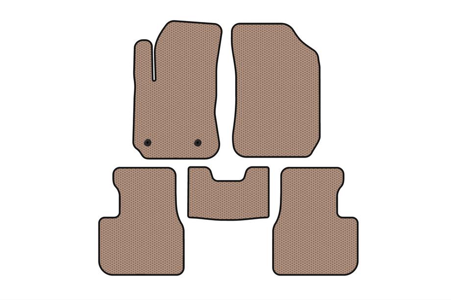 Citroen Cactus 2014-2020 Gummimatten Carsuit (Beige) Image