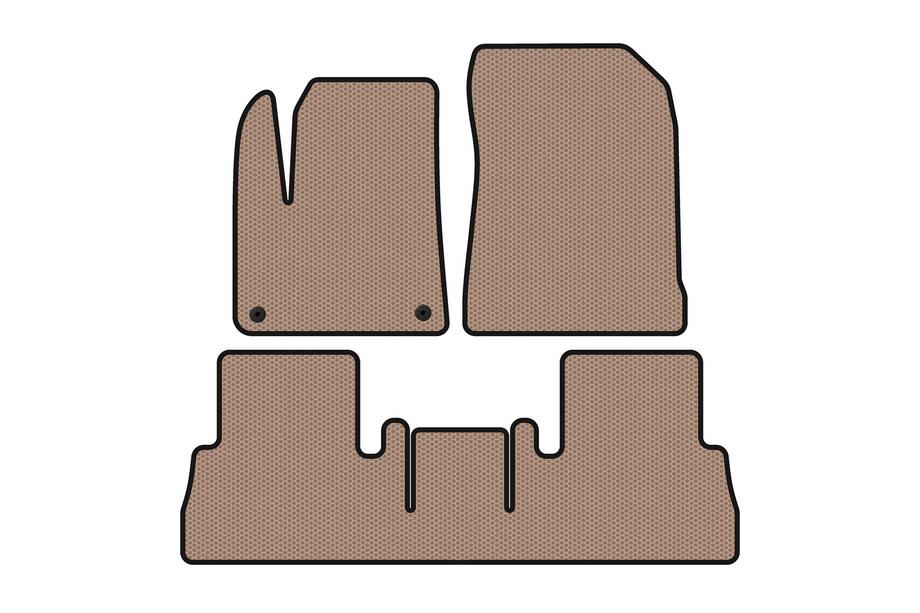 Citroen Berlingo/Multispace 2018- Gummimatten Carsuit (Beige, Maxi) Image