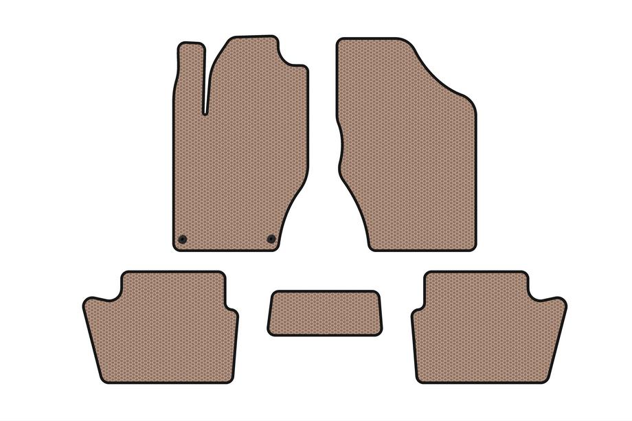 Citroen DS-4 2010-2015 Gummimatten Carsuit (HB, Vor Facelift, Beige) Image