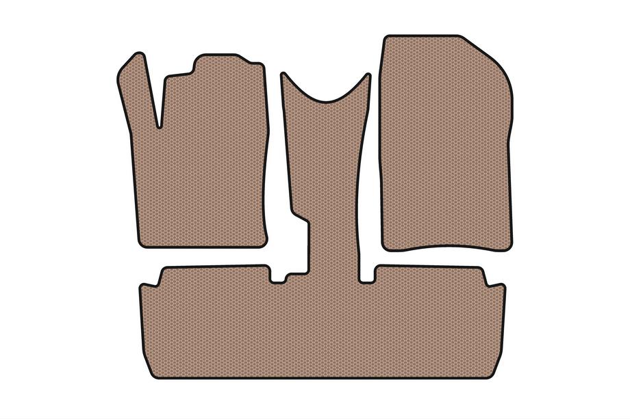 Citroen Xsara Picasso 1999-2012 Gummimatten Carsuit (Vor Facelift, Beige) Image