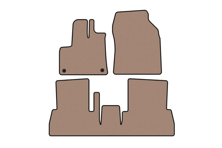 Citroen Berlingo/Multispace 2018- Gummimatten Carsuit (Schaltgetriebe, beige) Image