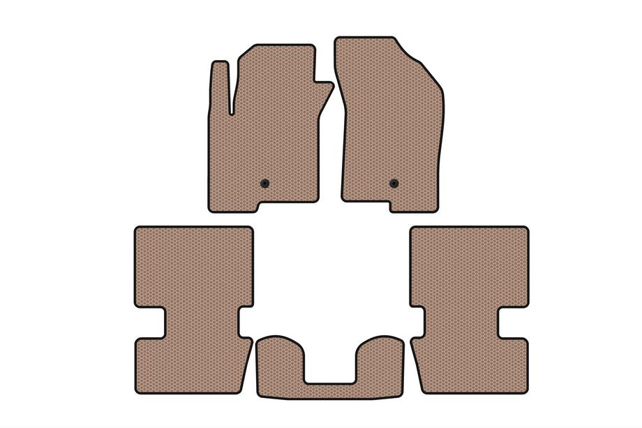 Dodge Caliber 2006-2011 Gummimatten Carsuit (HB, beige) Image