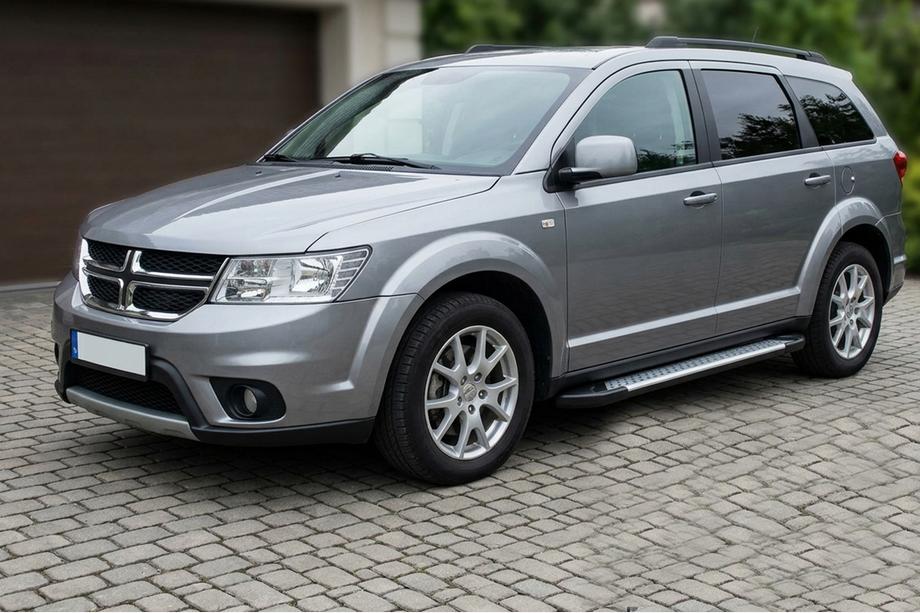 Dodge Journey 2008-2020 Trittbretter Allmond Grey (2 Stk., Aluminium) Image