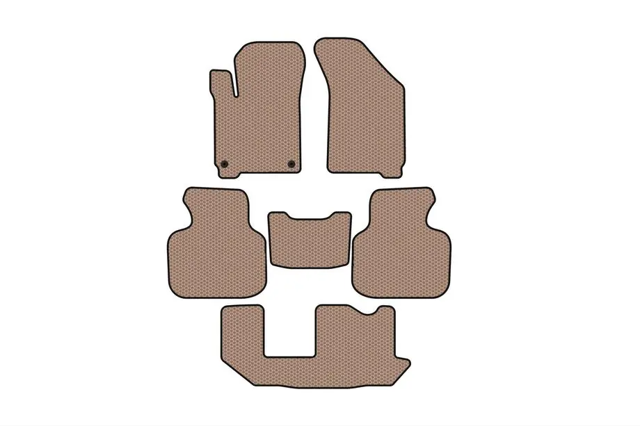 Dodge Journey 2008-2020 Gummimatten Carsuit (2011-2020, 3 Reihen, 7-Sitzer, beige) Image
