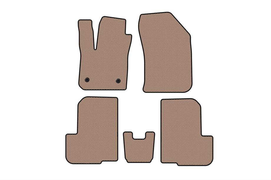 Dacia Lodgy 2012-2022 Gummimatten Carsuit (2 Reihen, 7-Sitzer, beige) Image