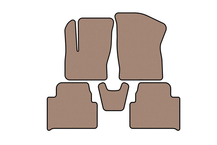 Ford C-Max 2004-2010 Gummimatten Carsuit (Beige) Image